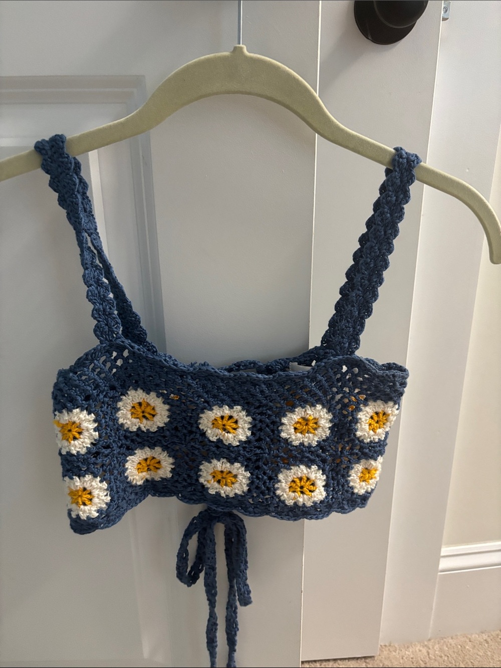 Lovers + friends crochet top size xs